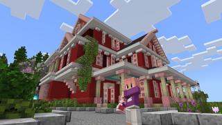 Screenshot of the Minecraft Bedrock Marketplace product Magical Red House created by BLOCKLAB Studios.