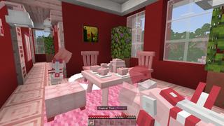 Screenshot of the Minecraft Bedrock Marketplace product Magical Red House created by BLOCKLAB Studios.