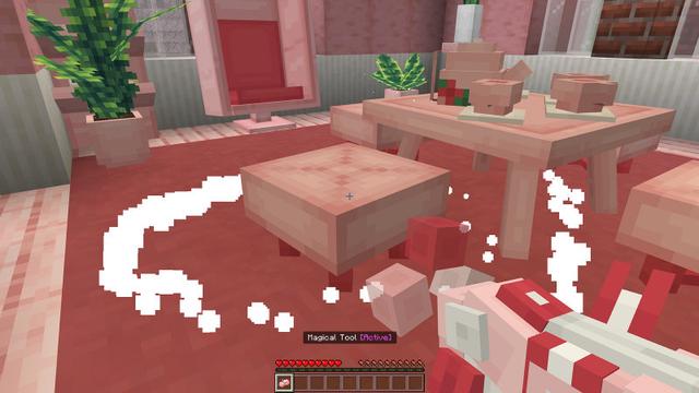 Screenshot of the Minecraft Bedrock Marketplace product Magical Red House created by BLOCKLAB Studios.