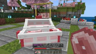 Screenshot of the Minecraft Bedrock Marketplace product Magical Red House created by BLOCKLAB Studios.