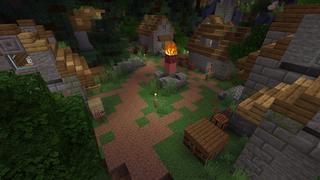 Screenshot of the Minecraft Bedrock Marketplace product MC, but It Turns Into Lava created by BLOCKLAB Studios.