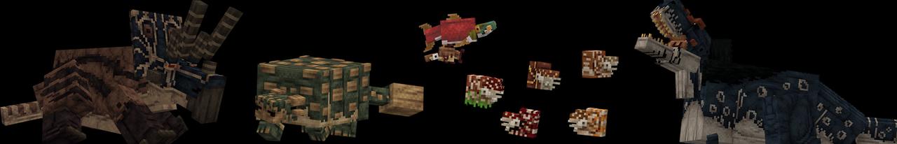Panorama of the Minecraft Bedrock Marketplace product Mesozoic Kingdom Add-On created by BLOCKLAB Studios.