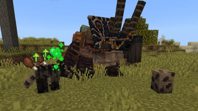 Screenshot of the Minecraft Bedrock Marketplace product Mesozoic Kingdom Add-On created by BLOCKLAB Studios.