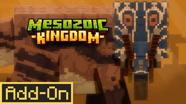 Thumbnail of the Minecraft Bedrock Marketplace product Mesozoic Kingdom Add-On created by BLOCKLAB Studios.