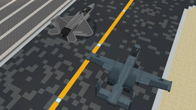 Screenshot of the Minecraft Bedrock Marketplace product Military Base: The Airforce created by BLOCKLAB Studios.