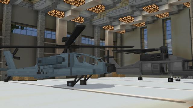 Screenshot of the Minecraft Bedrock Marketplace product Military Base: The Airforce created by BLOCKLAB Studios.