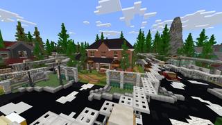 Screenshot of the Minecraft Bedrock Marketplace product Millionaire Mansion Island created by BLOCKLAB Studios.