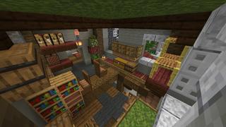 Screenshot of the Minecraft Bedrock Marketplace product Millionaire Mansion Island created by BLOCKLAB Studios.