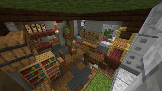 Screenshot of the Minecraft Bedrock Marketplace product Millionaire Mansion Island created by BLOCKLAB Studios.