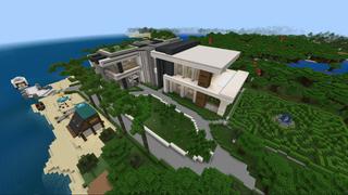 Screenshot of the Minecraft Bedrock Marketplace product Millionaire Mansion Resort created by BLOCKLAB Studios.