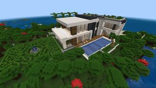 Screenshot of the Minecraft Bedrock Marketplace product Millionaire Mansion Resort created by BLOCKLAB Studios.