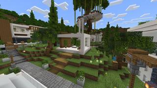 Screenshot of the Minecraft Bedrock Marketplace product Millionaire Modern Estate created by BLOCKLAB Studios.