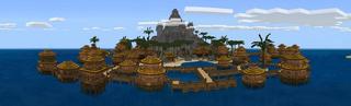 Panorama of the Minecraft Bedrock Marketplace product Millionaire Resort created by BLOCKLAB Studios.