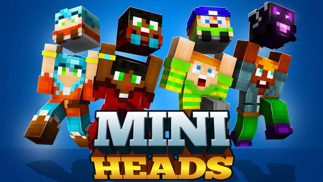 Thumbnail of the Minecraft Bedrock Marketplace product Mini Heads created by BLOCKLAB Studios.