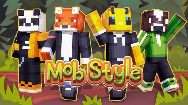 Thumbnail of the Minecraft Bedrock Marketplace product Mob Style created by BLOCKLAB Studios.