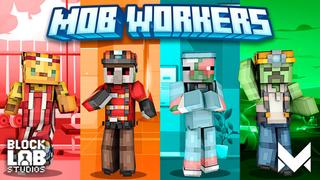 Thumbnail of the Minecraft Bedrock Marketplace product Mob Workers created by BLOCKLAB Studios.