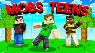 Thumbnail of the Minecraft Bedrock Marketplace product Mobs Teens created by BLOCKLAB Studios.