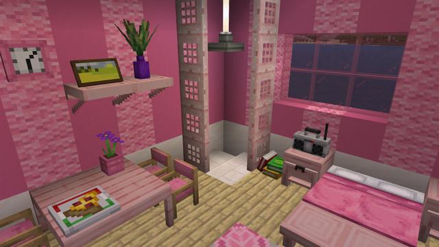 Screenshot of the Minecraft Bedrock Marketplace product Modern Furniture Add-On created by BLOCKLAB Studios.
