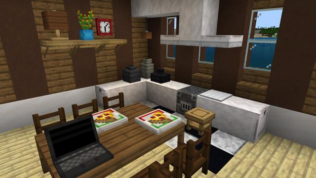Screenshot of the Minecraft Bedrock Marketplace product Modern Furniture Add-On created by BLOCKLAB Studios.