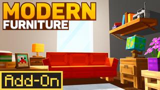 Thumbnail of the Minecraft Bedrock Marketplace product Add-Ons de meubles modernes created by BLOCKLAB Studios.