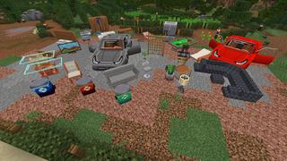 Screenshot of the Minecraft Bedrock Marketplace product Modern Italian Furniture created by BLOCKLAB Studios.