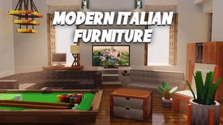 Thumbnail of the Minecraft Bedrock Marketplace product Modern Italian Furniture created by BLOCKLAB Studios.