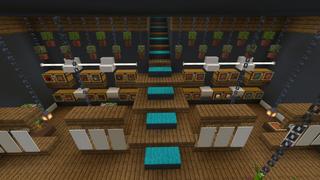 Screenshot of the Minecraft Bedrock Marketplace product Modern Japanese Inn created by BLOCKLAB Studios.