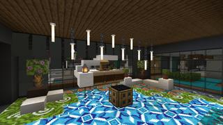 Screenshot of the Minecraft Bedrock Marketplace product Modern Japanese Inn created by BLOCKLAB Studios.