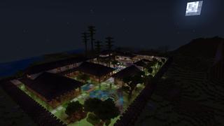 Screenshot of the Minecraft Bedrock Marketplace product Modern Japanese Mansion created by BLOCKLAB Studios.