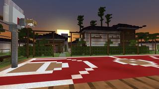 Screenshot of the Minecraft Bedrock Marketplace product Modern Japanese Mansion created by BLOCKLAB Studios.