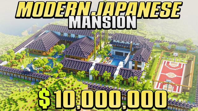 Thumbnail of the Minecraft Bedrock Marketplace product Modern Japanese Mansion created by BLOCKLAB Studios.