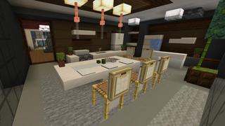 Screenshot of the Minecraft Bedrock Marketplace product Modern Mountain Mansion created by BLOCKLAB Studios.