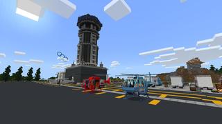Screenshot of the Minecraft Bedrock Marketplace product Modern Planes created by BLOCKLAB Studios.