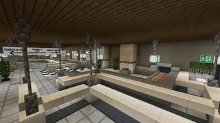 Screenshot of the Minecraft Bedrock Marketplace product Modern Planes created by BLOCKLAB Studios.