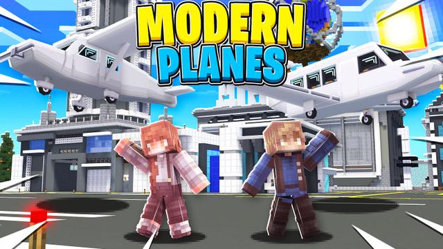 Thumbnail of the Minecraft Bedrock Marketplace product Modern Planes created by BLOCKLAB Studios.
