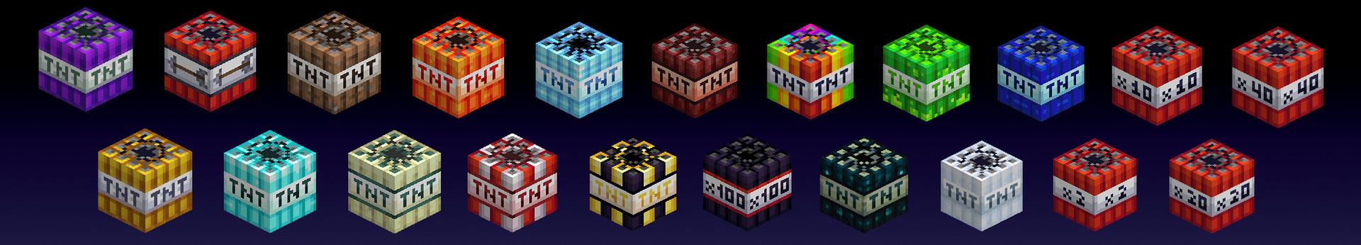 Panorama of the Minecraft Bedrock Marketplace product More TNT created by BLOCKLAB Studios.