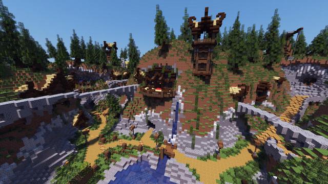 Thumbnail of the Minecraft Bedrock Marketplace product Mountain Village created by BLOCKLAB Studios.