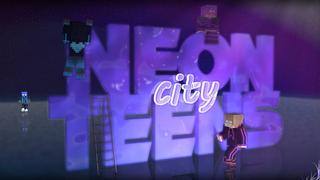 Thumbnail of the Minecraft Bedrock Marketplace product Neon City Teens created by BLOCKLAB Studios.