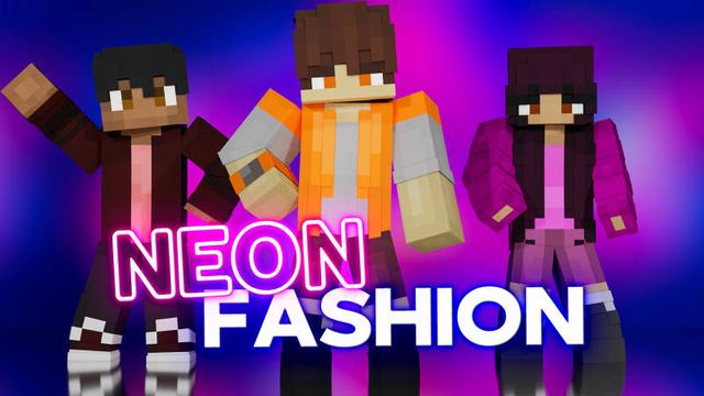 Thumbnail of the Minecraft Bedrock Marketplace product Neon Fashion created by BLOCKLAB Studios.