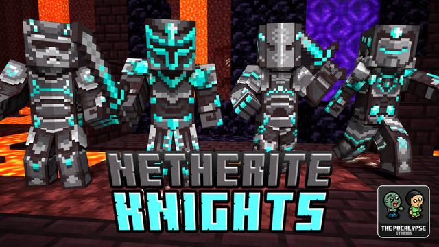 Thumbnail of the Minecraft Bedrock Marketplace product Netherite Knights created by BLOCKLAB Studios.