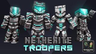 Thumbnail of the Minecraft Bedrock Marketplace product Netherite Troopers created by BLOCKLAB Studios.