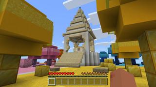 Screenshot of the Minecraft Bedrock Marketplace product Noob vs Pro vs Hacker Parkour created by BLOCKLAB Studios.