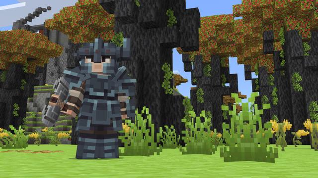 Screenshot of the Minecraft Bedrock Marketplace product Norse Legends Add-On created by BLOCKLAB Studios.