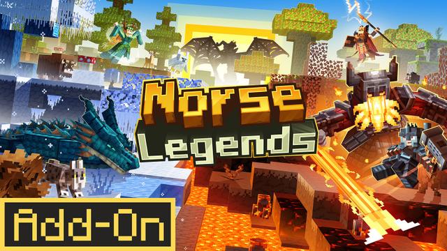 Thumbnail of the Minecraft Bedrock Marketplace product Add-On «Lendas Nórdicas» created by BLOCKLAB Studios.