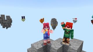 Screenshot of the Minecraft Bedrock Marketplace product Survie dans le ciel d'un bloc created by BLOCKLAB Studios.