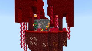 Screenshot of the Minecraft Bedrock Marketplace product Survie dans le ciel d'un bloc created by BLOCKLAB Studios.