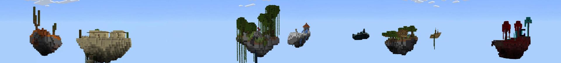 Panorama of the Minecraft Bedrock Marketplace product One Block created by BLOCKLAB Studios.