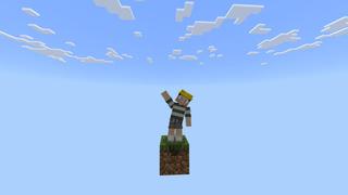 Screenshot of the Minecraft Bedrock Marketplace product One Block created by BLOCKLAB Studios.