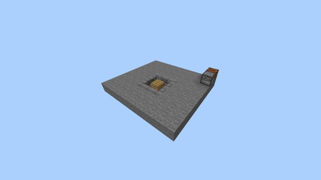 Screenshot of the Minecraft Bedrock Marketplace product One Block created by BLOCKLAB Studios.