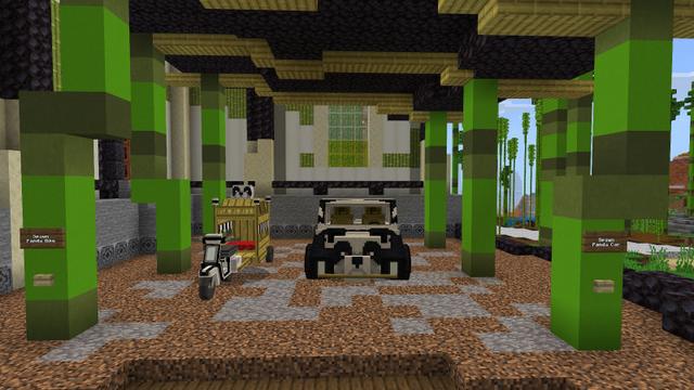 Screenshot of the Minecraft Bedrock Marketplace product Panda Mansion created by BLOCKLAB Studios.